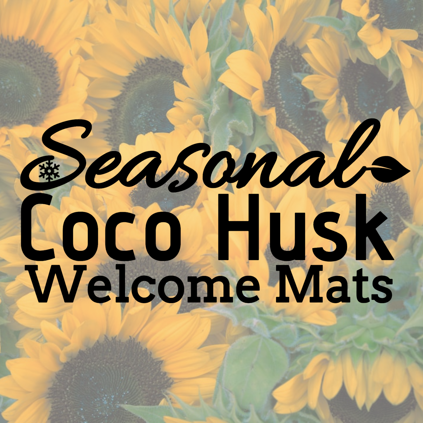 Seasonal Coco Husk Mats - Spring 2024