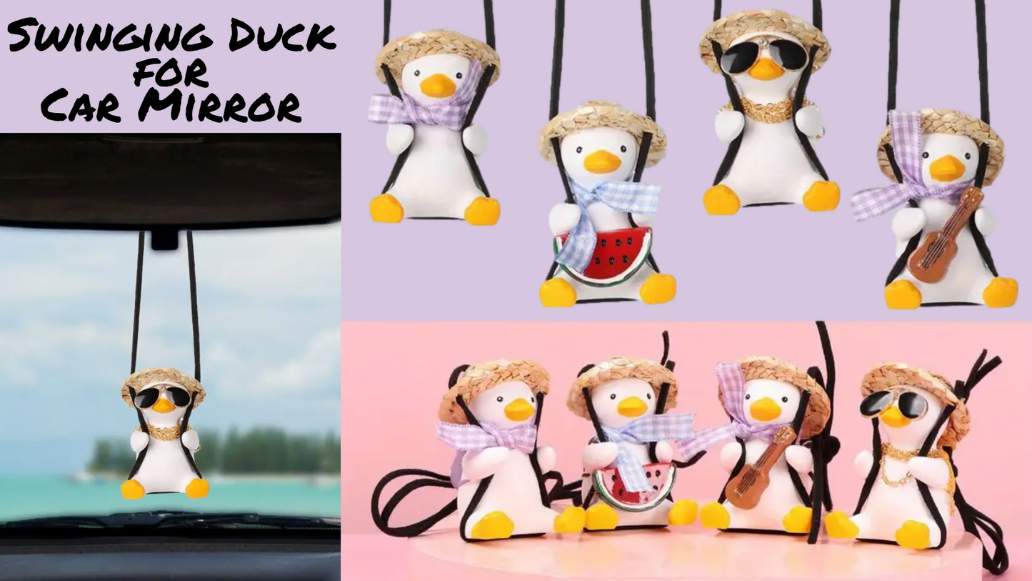 Swinging Duck for Car Mirror