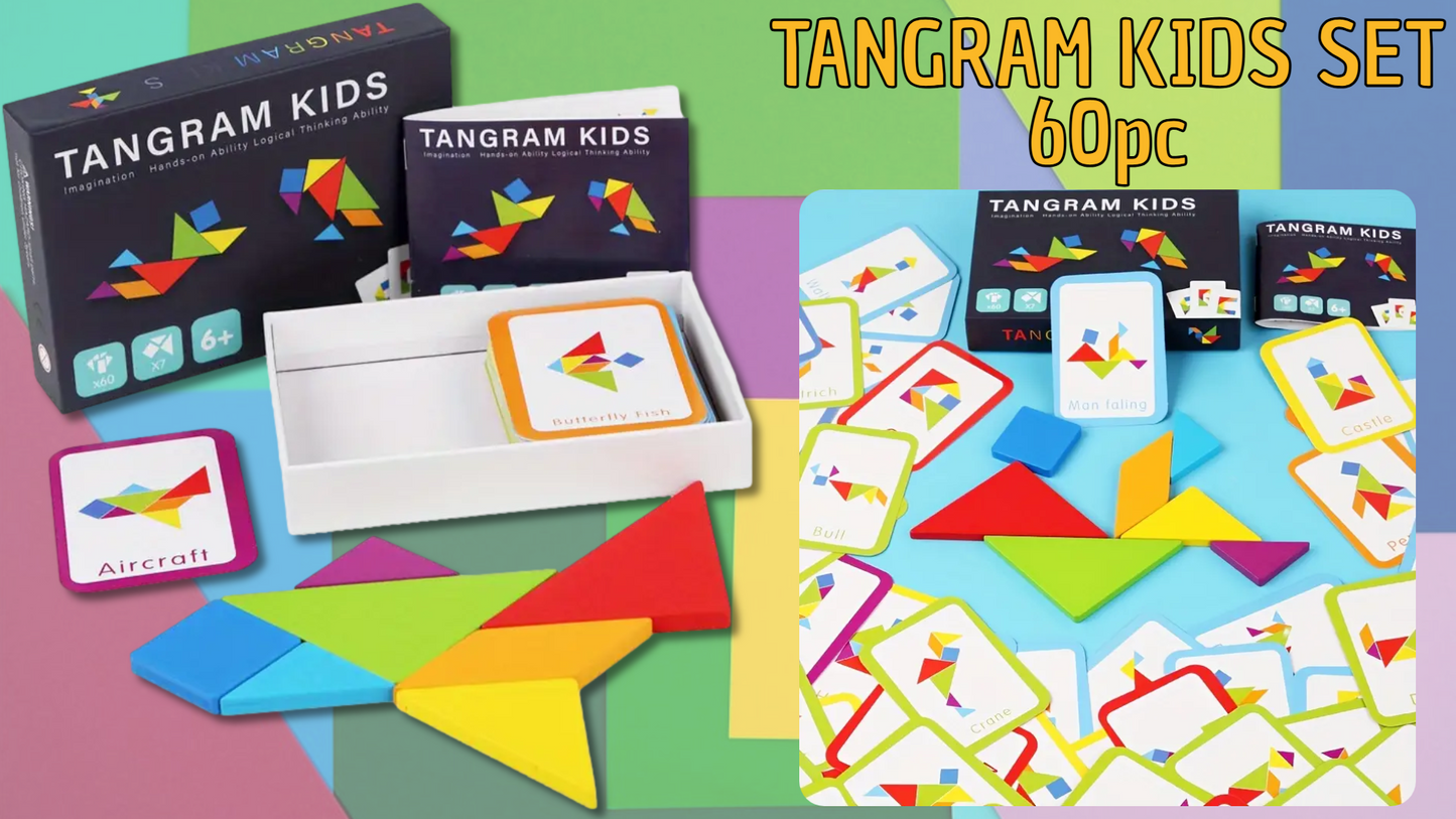 60pc Tangram Kids Set