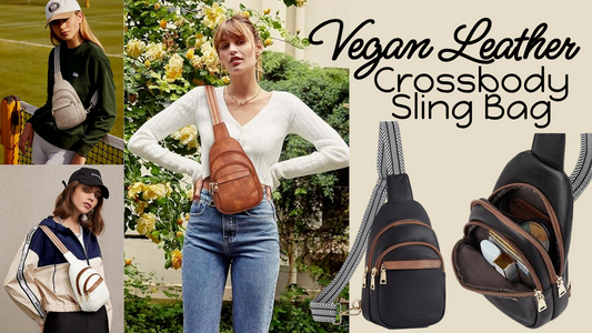 Vegan Leather Crossbody Sling Bag