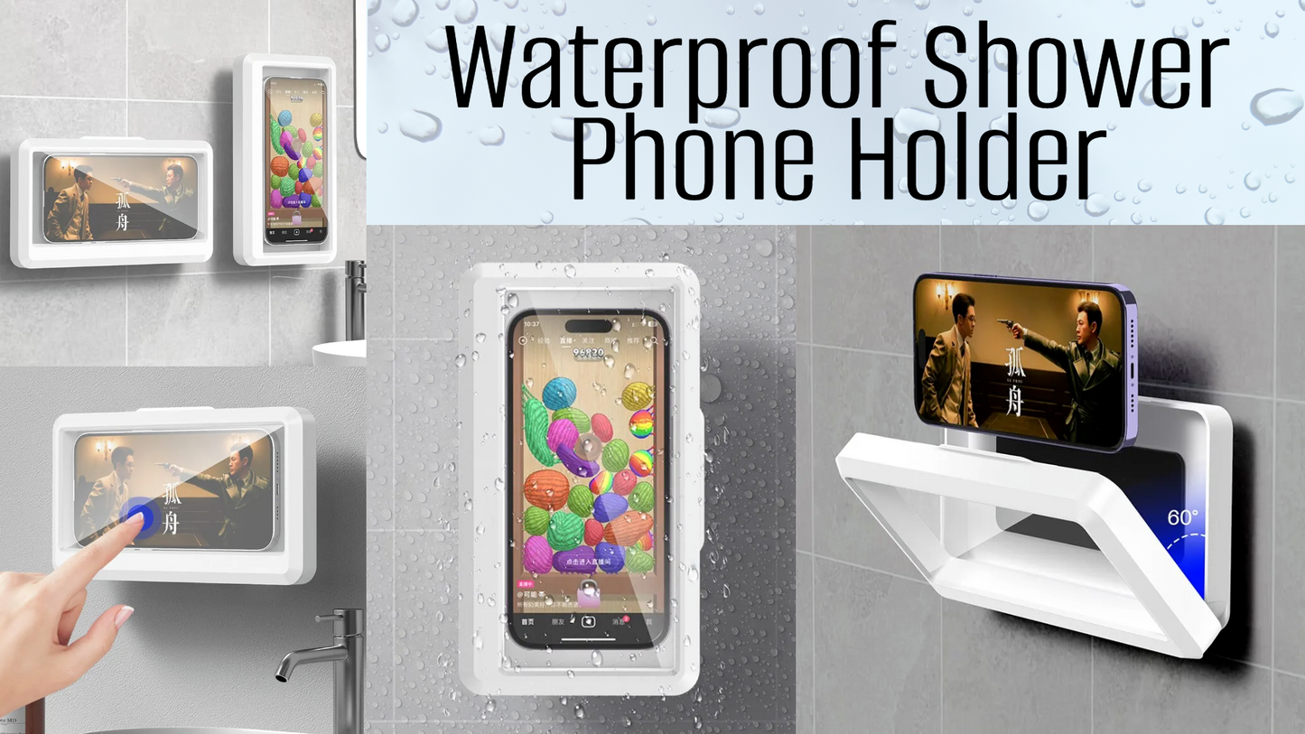 Waterproof Shower Phone Holder