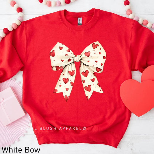 White Bow - RBA Valentine's Crewneck