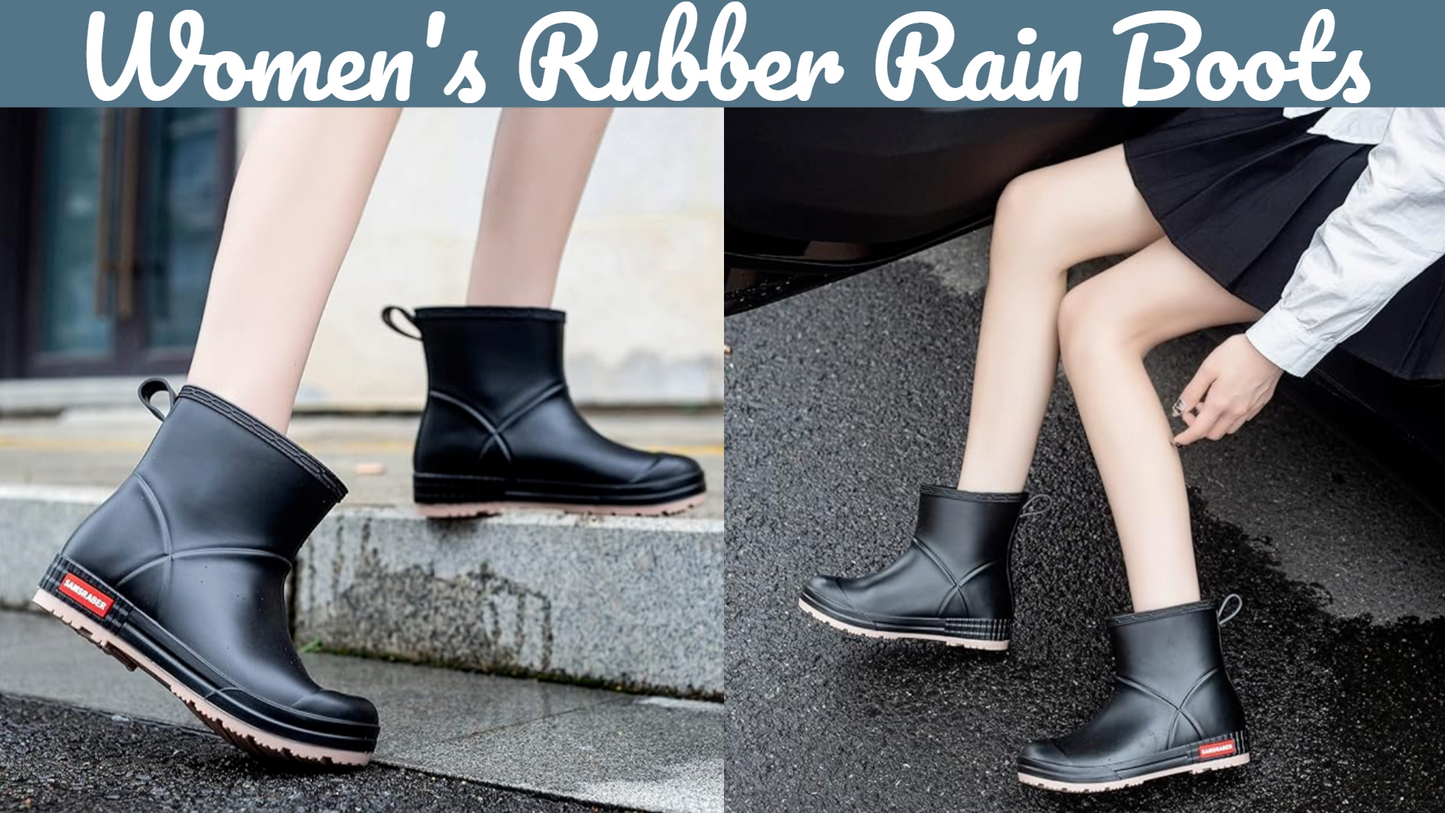 Women's Rubber Rain Boots