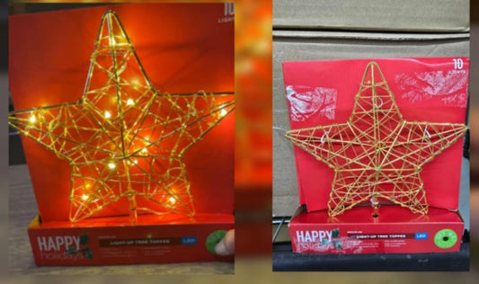 LED Star Tree Topper