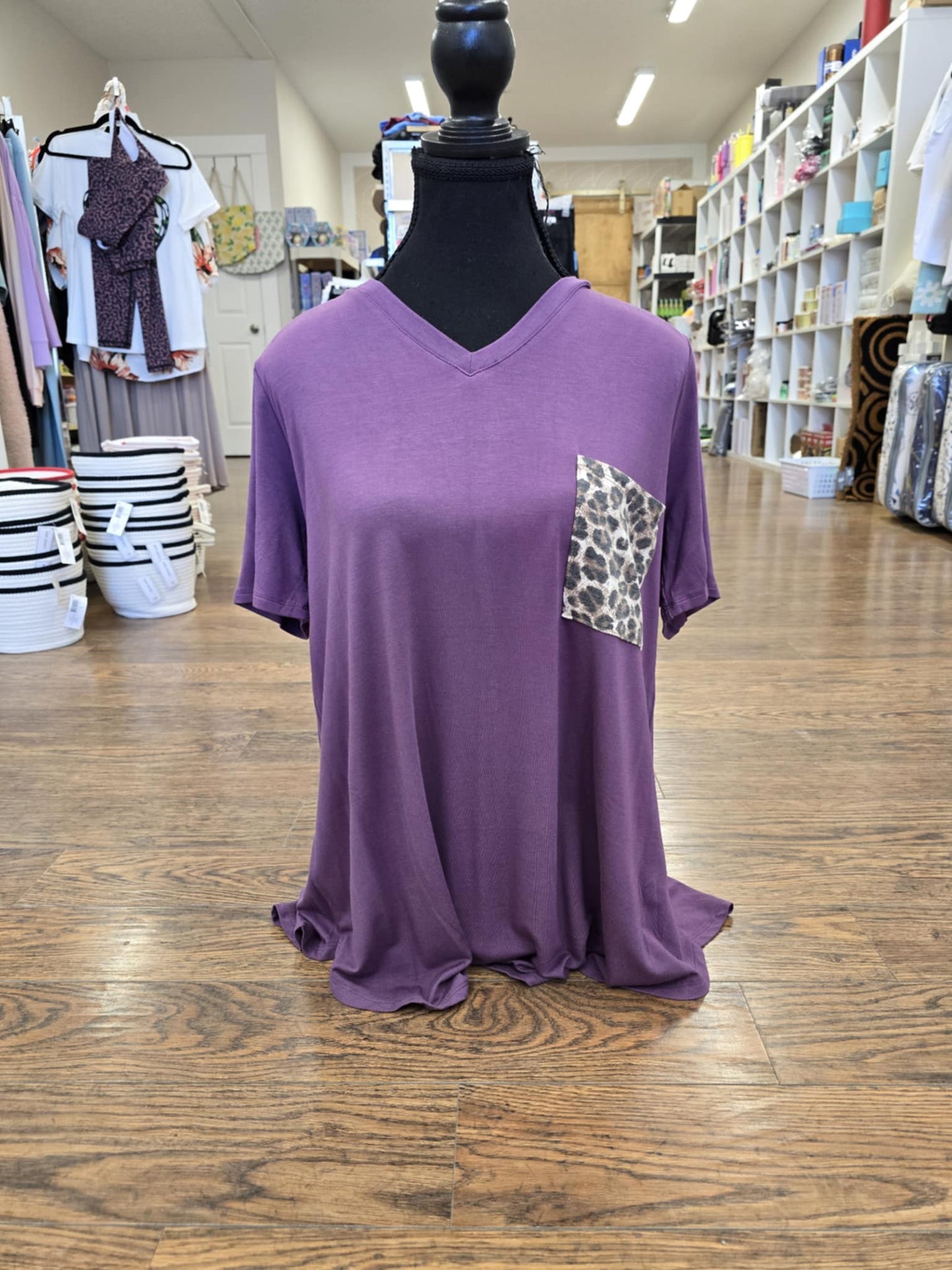 Leopard Pocket Tee