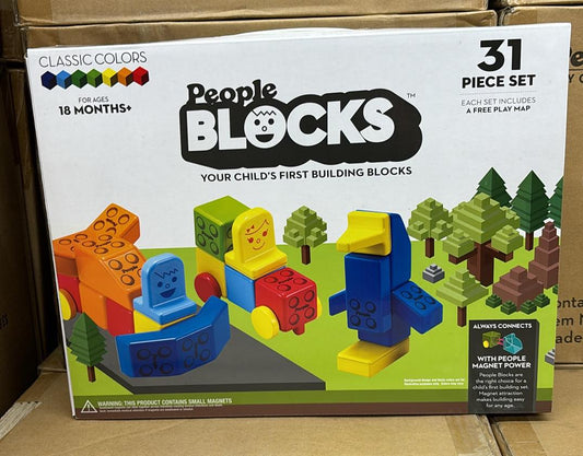 31pc People Block Set