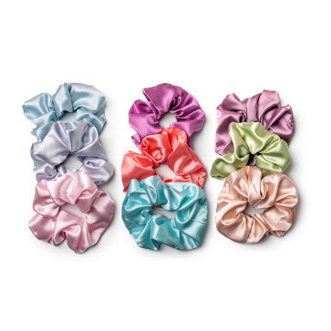 Lemon Lavender - Mane Squeeze Oversized Satin Scrunchie Set of 3