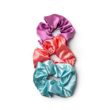 Lemon Lavender - Mane Squeeze Oversized Satin Scrunchie Set of 3