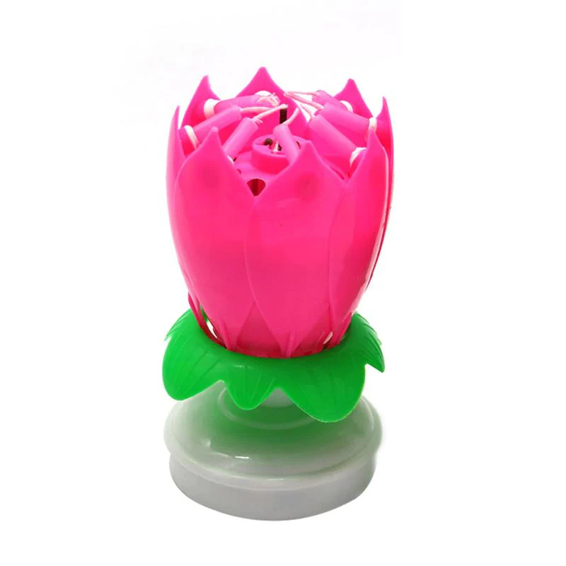 Rotating Birthday Lotus Lantern