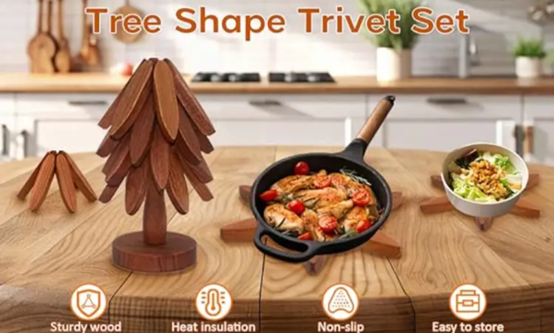 Wooden Tree Trivet
