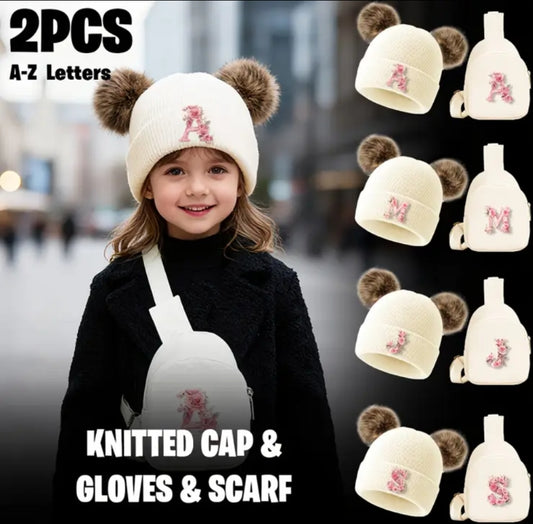 2pc Toque & Crossbody Bag