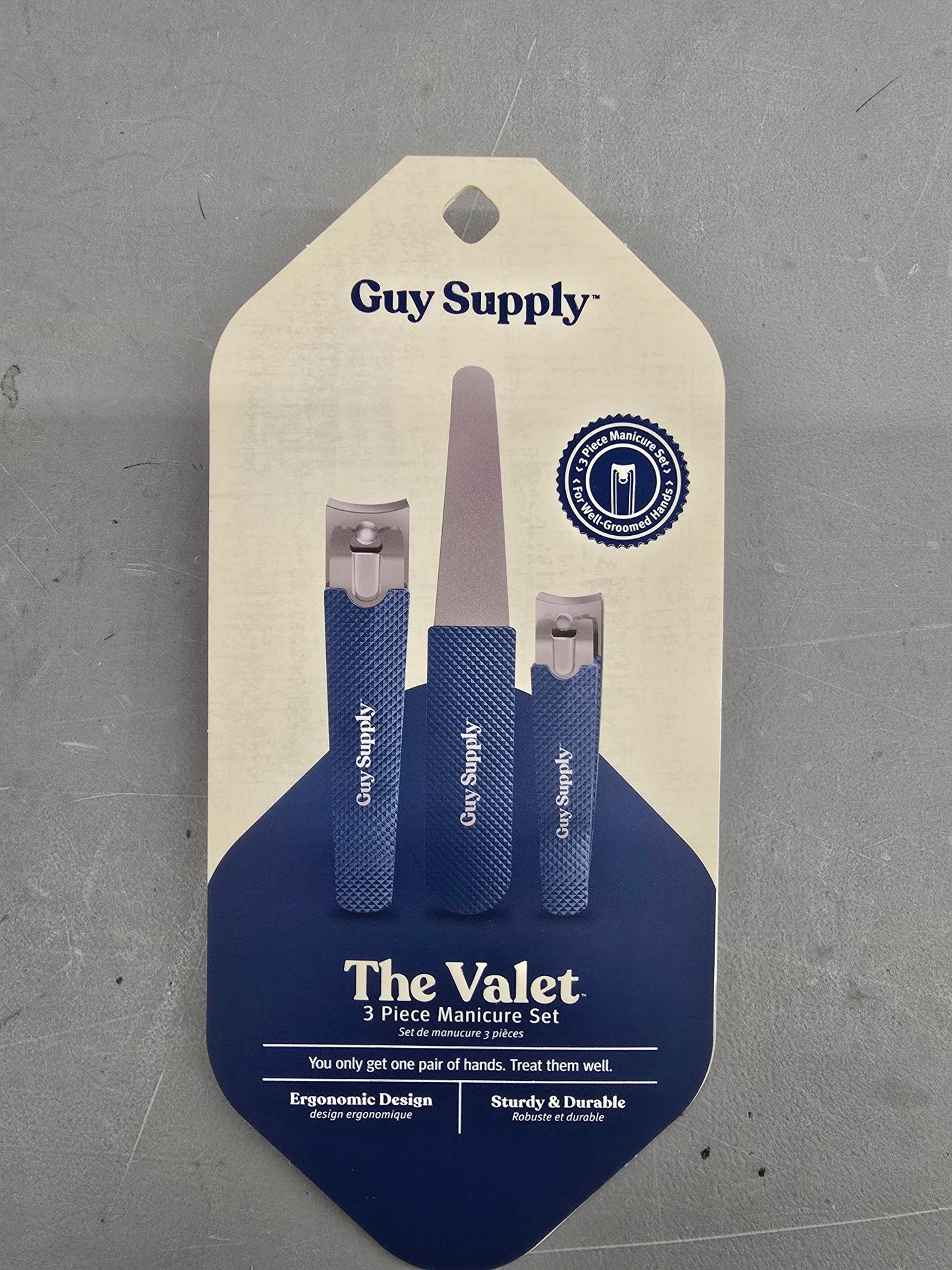 Guy Supply - The Valet 3pc Manicure Set