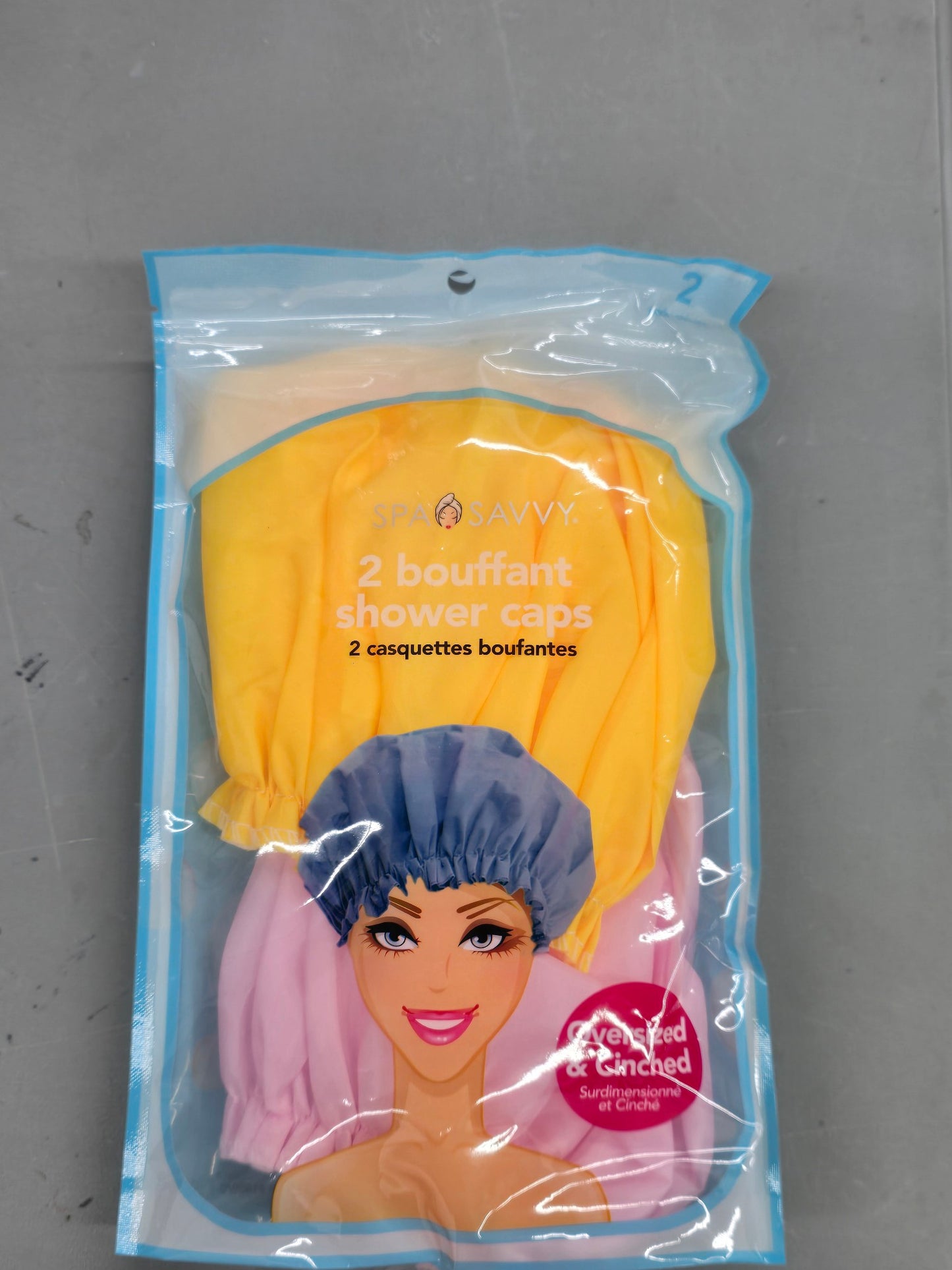 SpaSavvy 2pk Shower Cap