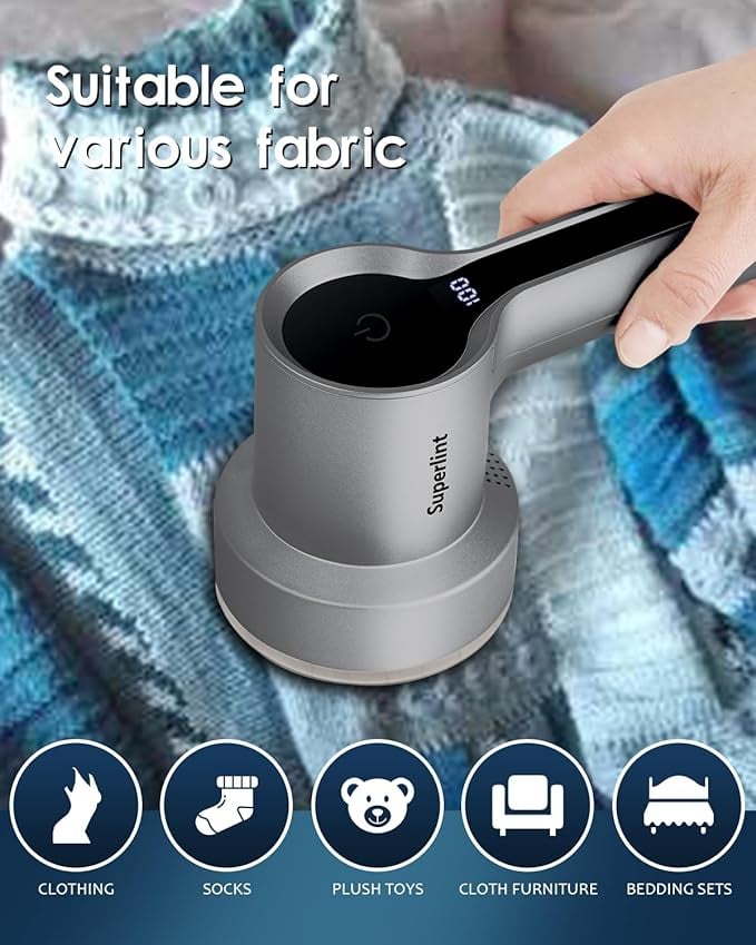 Super Lint Electric Rechargeable Fabric Shaver