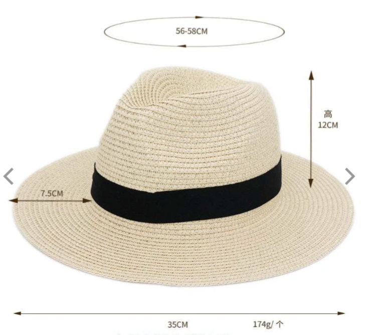 Straw Panama Hat