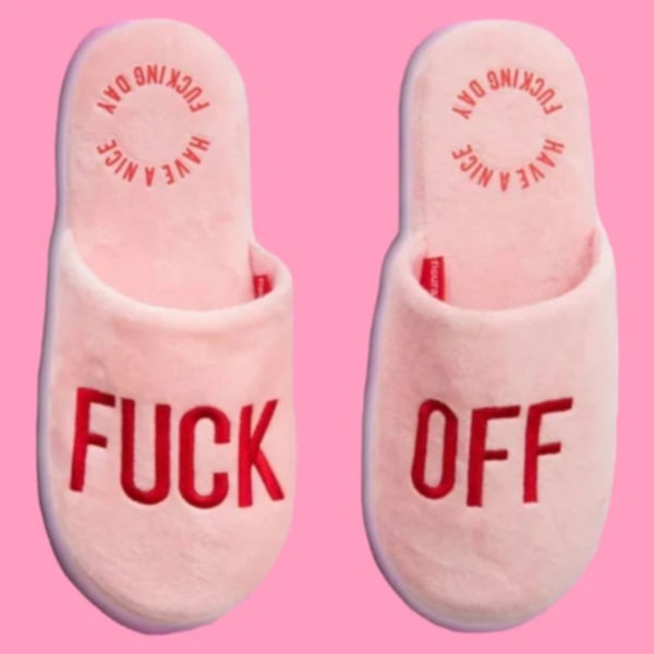 Fuck Off Slippers