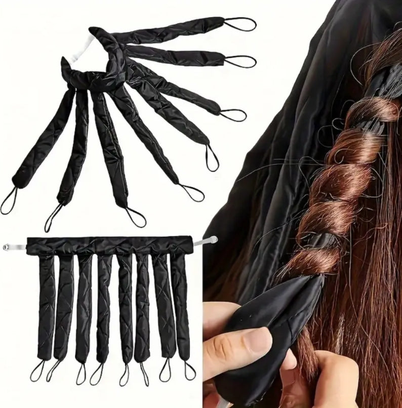 Heatless Hair Curler & Bonnet Set