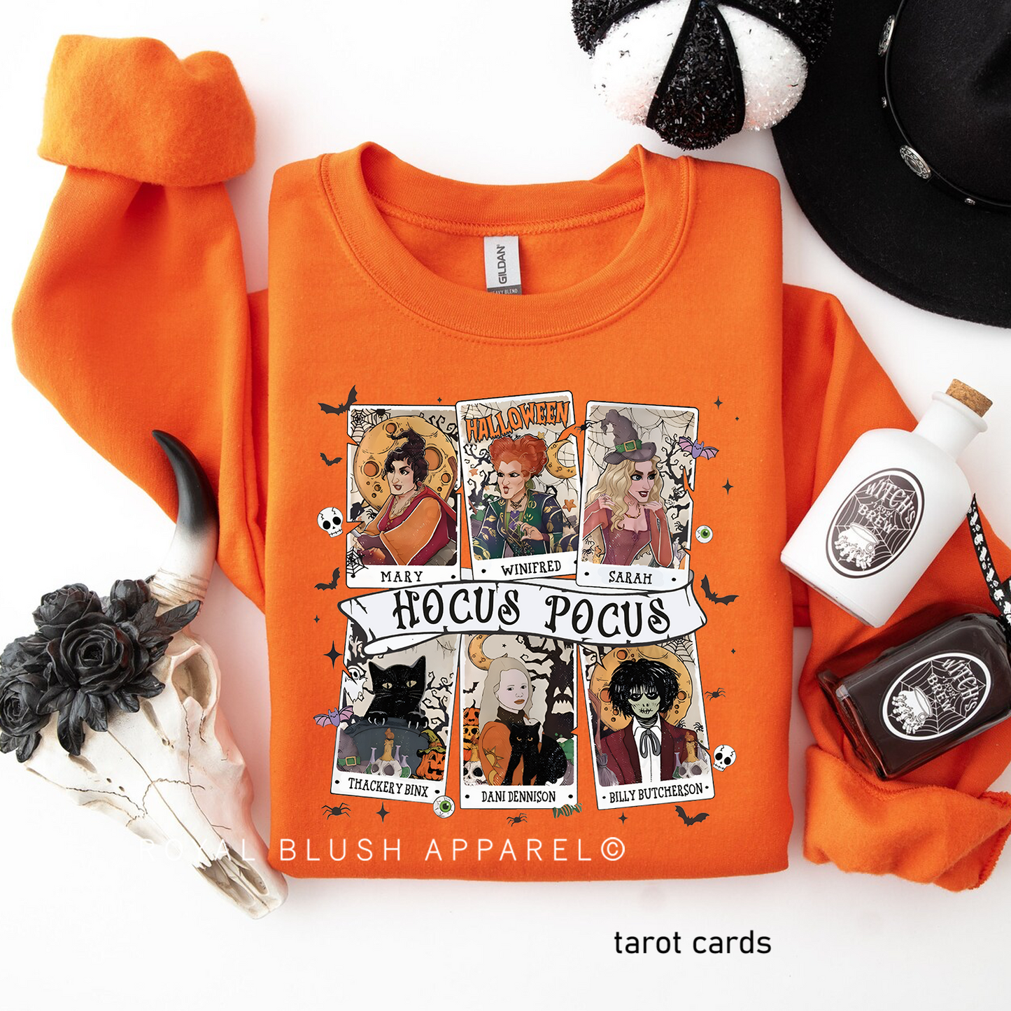 Tarot Cards - RBA Spooky Vibes Crewnecks 2024