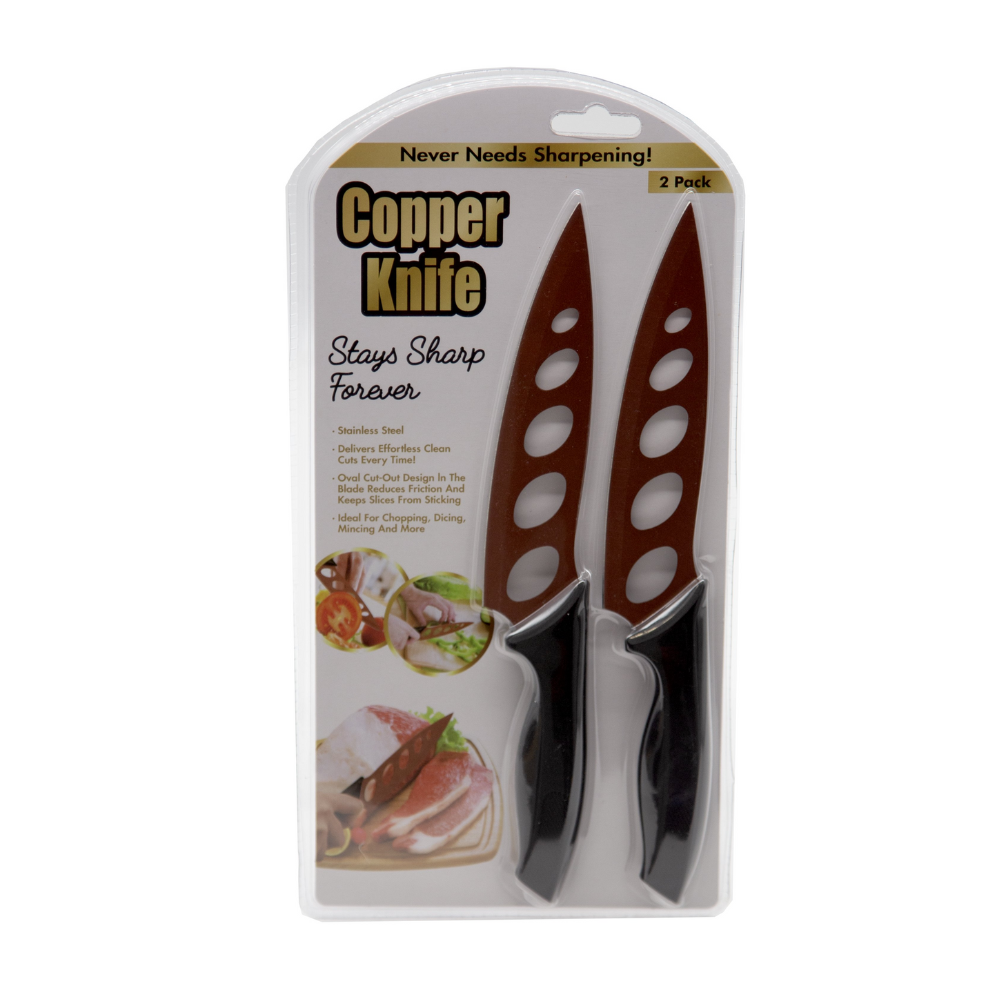 2pk Copper Knives