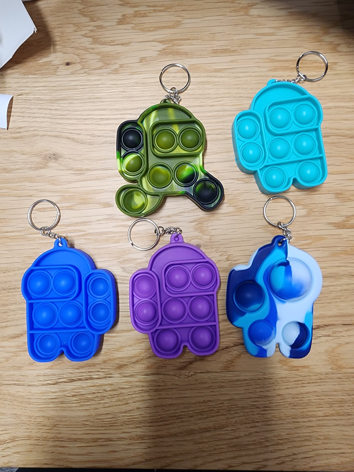 Among Us Fidget Keychains