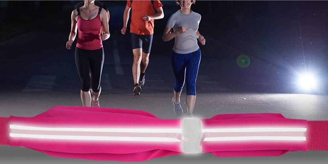 Reflective Running Belt