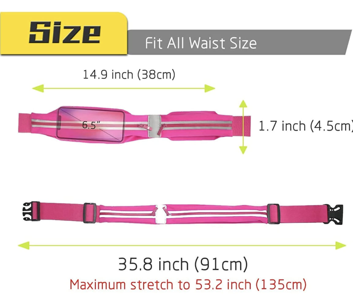 Reflective Running Belt