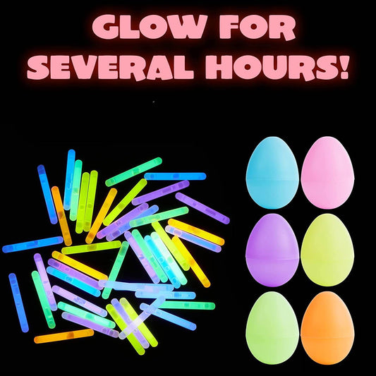 6pk Glow Stick Easter Eggs