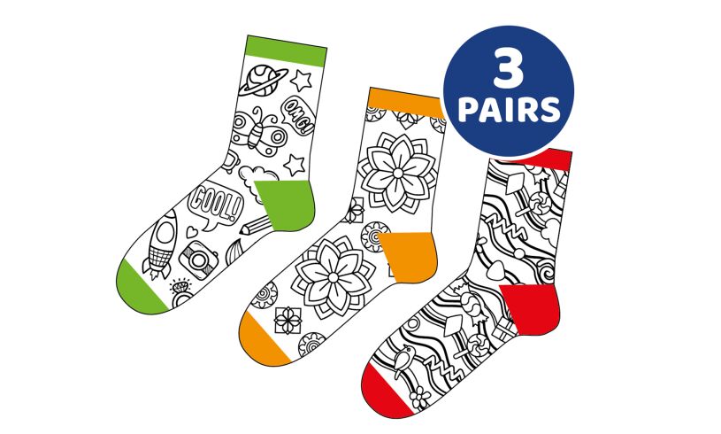 Color Your Own Socks