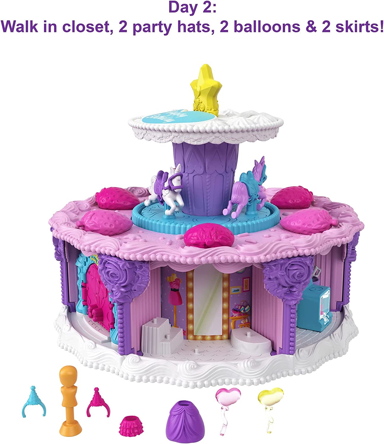 Polly Pocket Birthday Cake Countdown