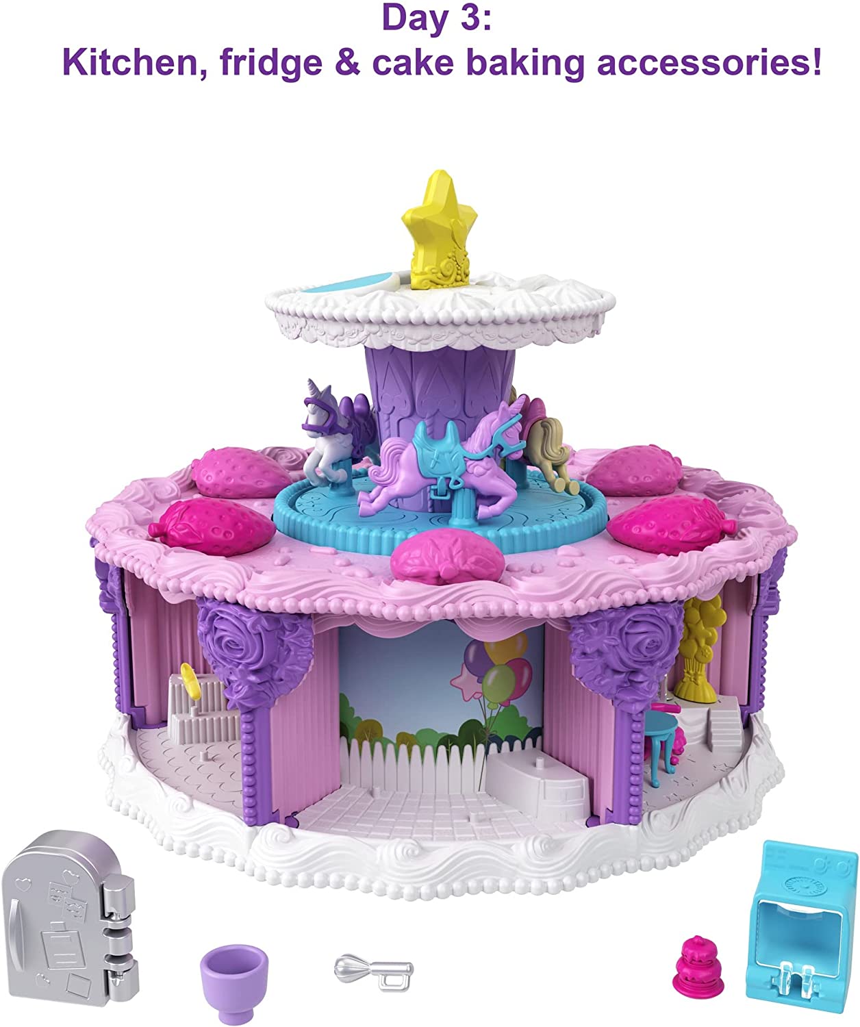 Polly Pocket Birthday Cake Countdown