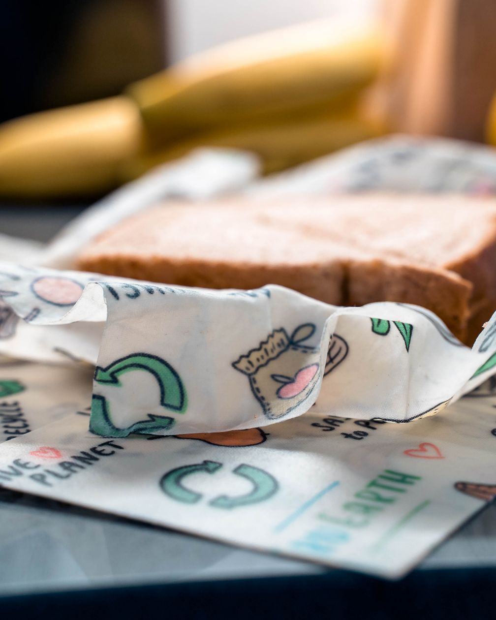 Beeswax Food Wraps Assorted (3 pack) - 1S, 1M, 1L